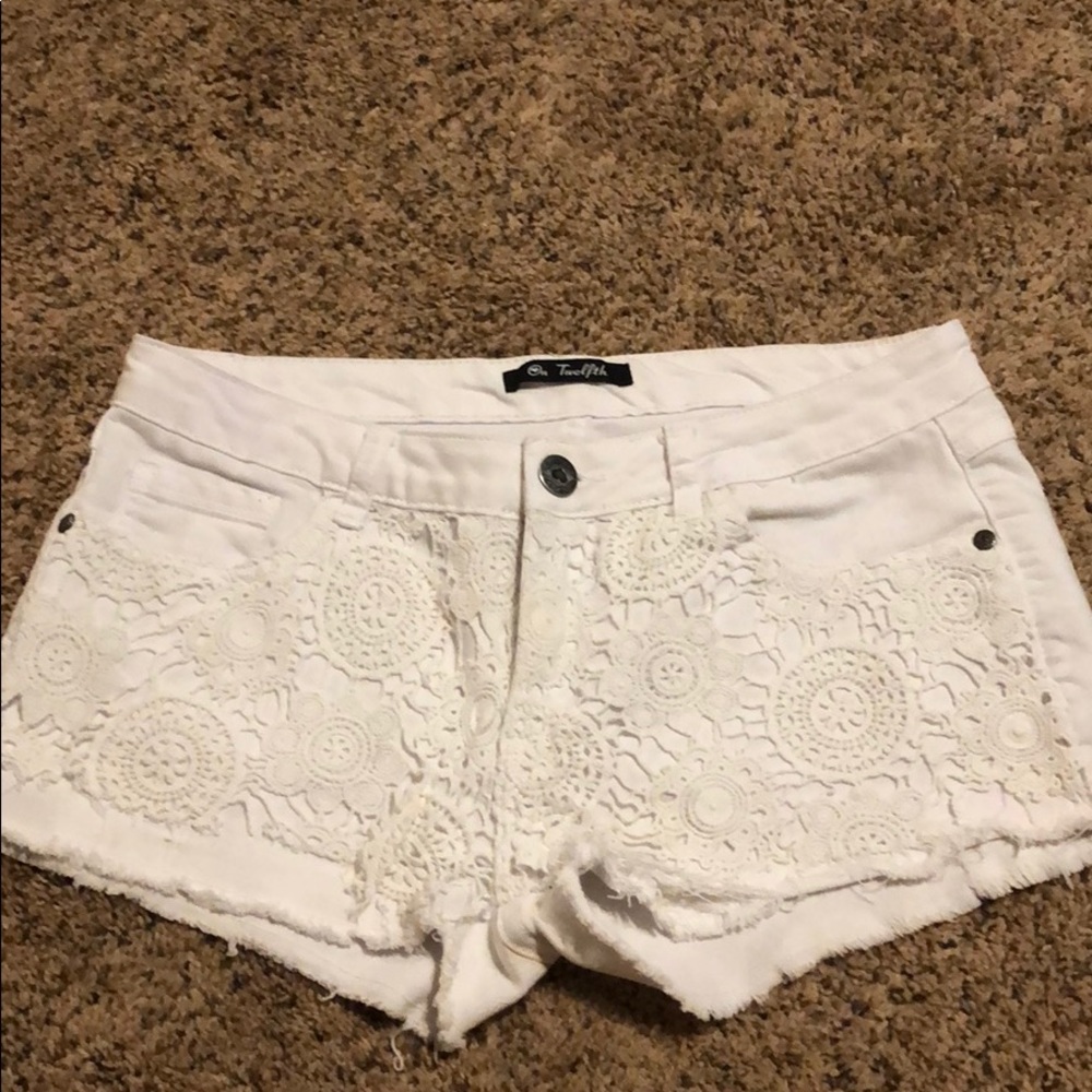 White shorts